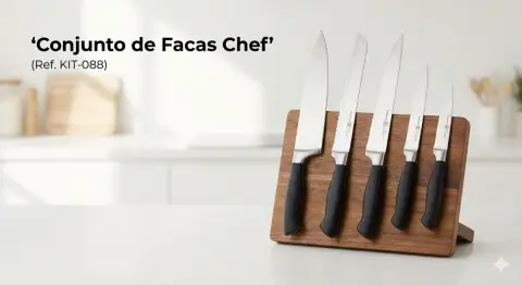 Conjunto de Facas Chef